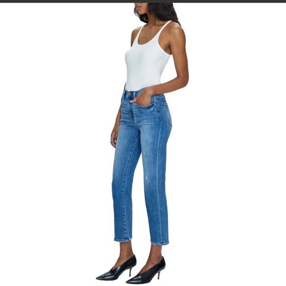Pistola Lennon Crop Bootcut Jeans Women’s Size 26 Fling Wash High Rise
